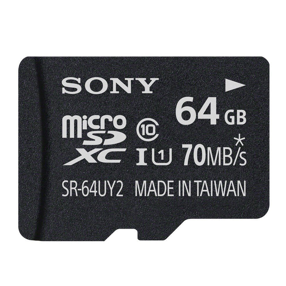 Sony Ultra 64 GB microSDXC Memory Card with Adapter