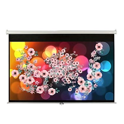 Spring action pull down Projector Screen 9x12 feet