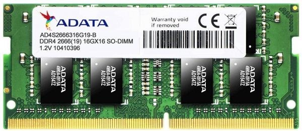 ADATA 16GB DDR4 2666Mhz SODIMM Memory Card