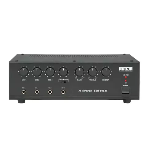 Ahuja Medium Wattage PA Mixer Amplifier 60W SSB-60EM