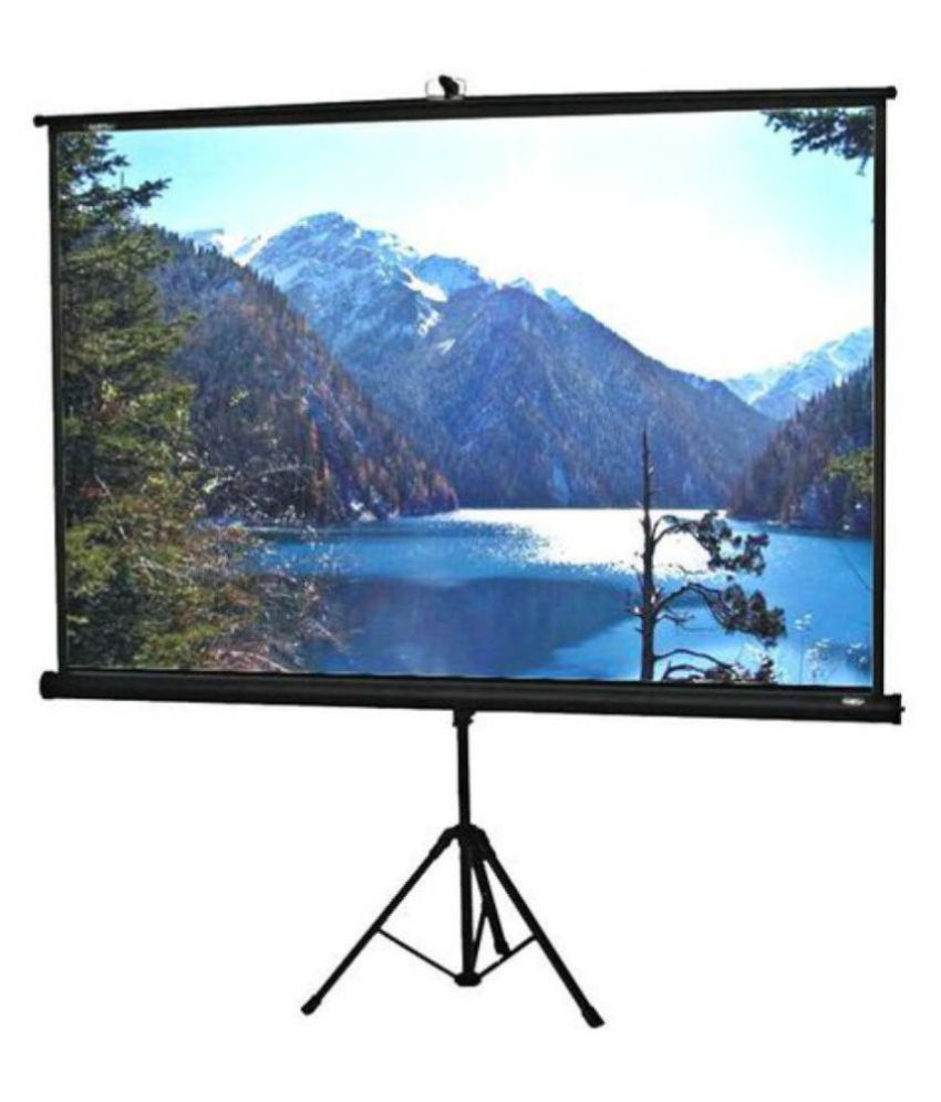 tripod projector screen 4x6 feet